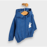 Jachetă de ploaie pentru bebeluși, model tranzitoriu, 62 - 92 cm, denim