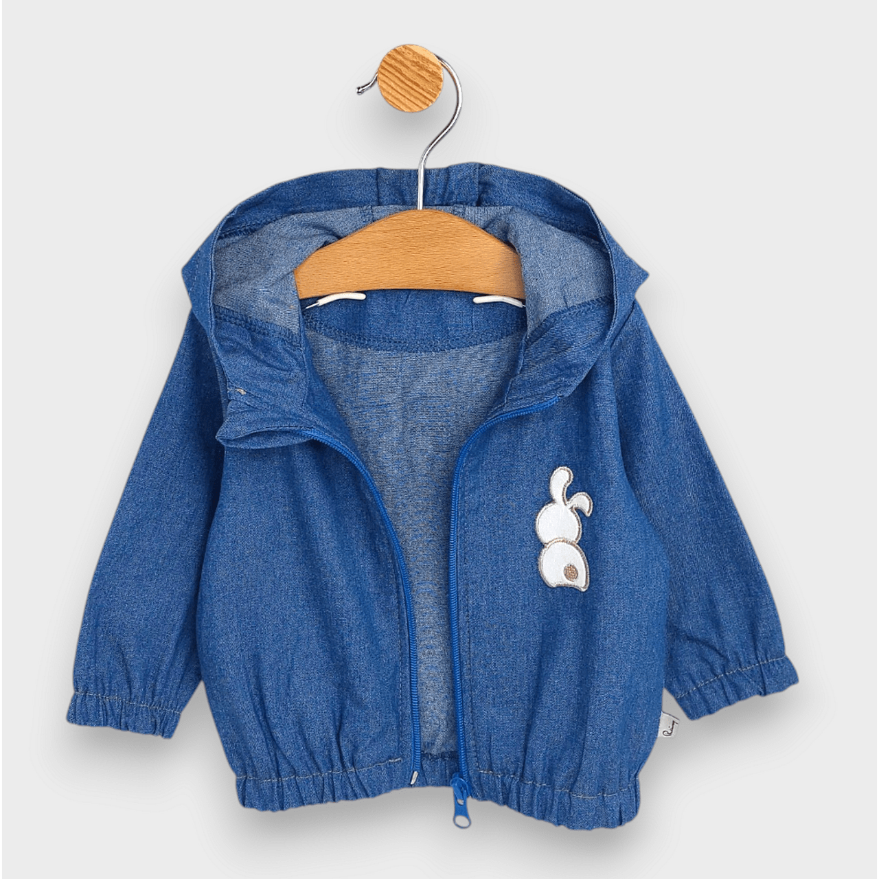 Jachetă de ploaie pentru bebeluși, model tranzitoriu, 62 - 92 cm, denim