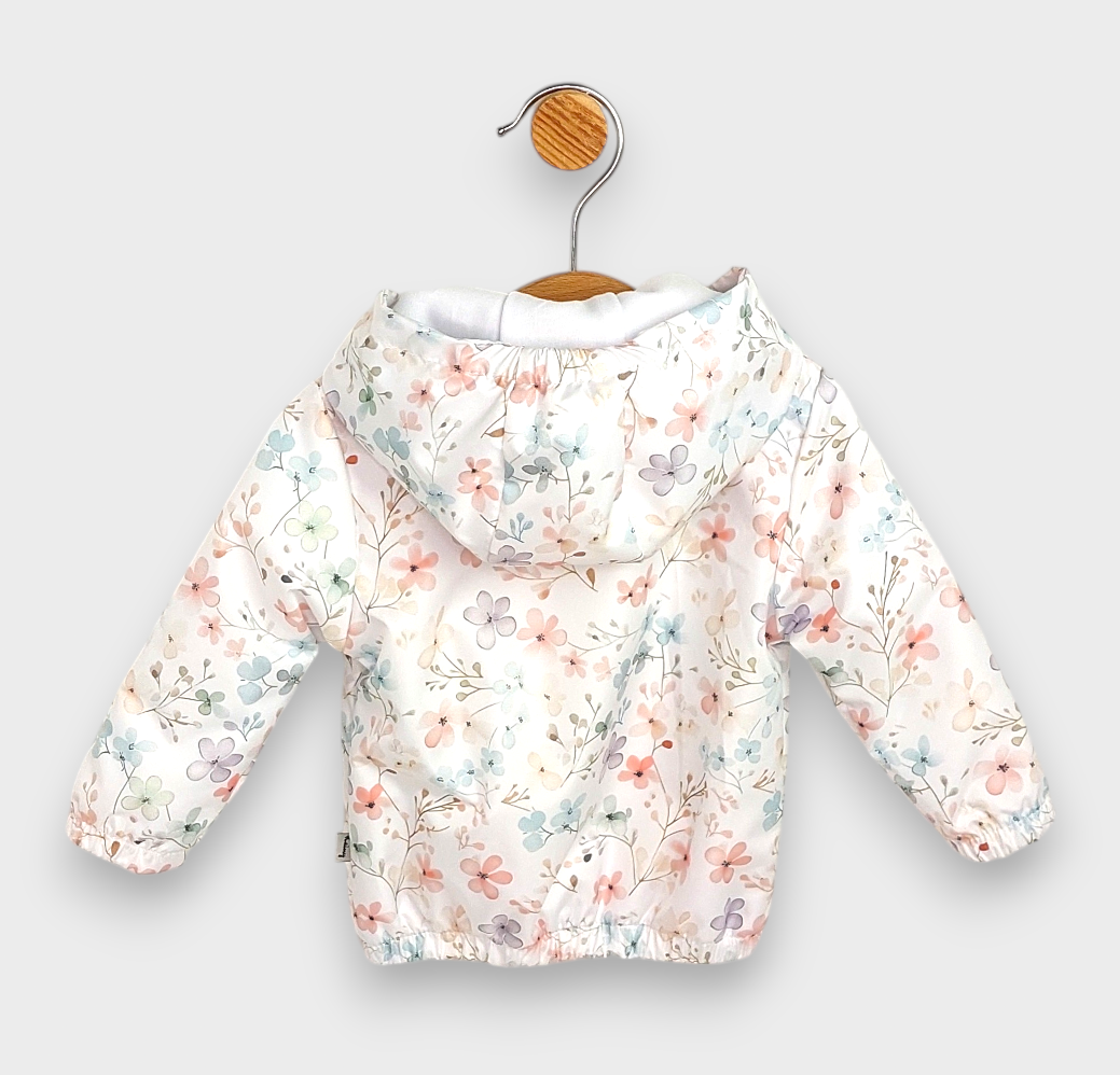 Бебешко Преходно Яке Ветровка Flowers 62 92 См. Rainy