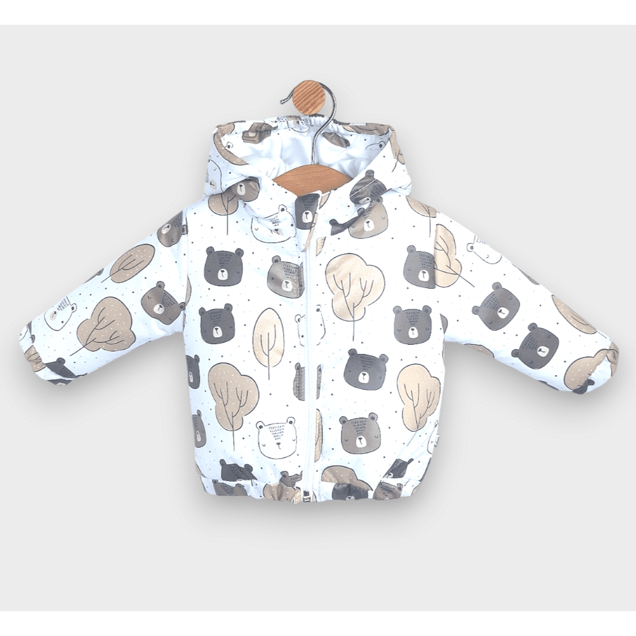 Бебешко Ватирано Яке 62 92 См. Bears And Trees Rainy