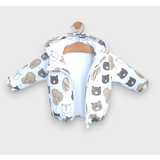 Jachetă matlasată Rainy Baby 62 - 92 cm. Ursuleți și copaci