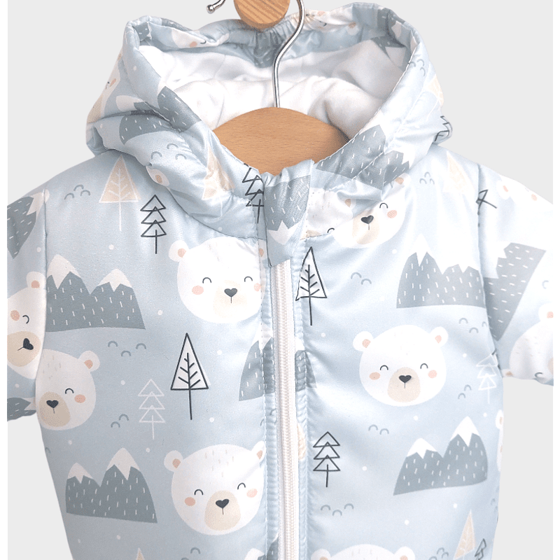 Jachetă matlasată Rainy Baby 62 - 92 cm. Urși polari