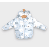 Jachetă matlasată Rainy Baby 62 - 92 cm. Urși polari