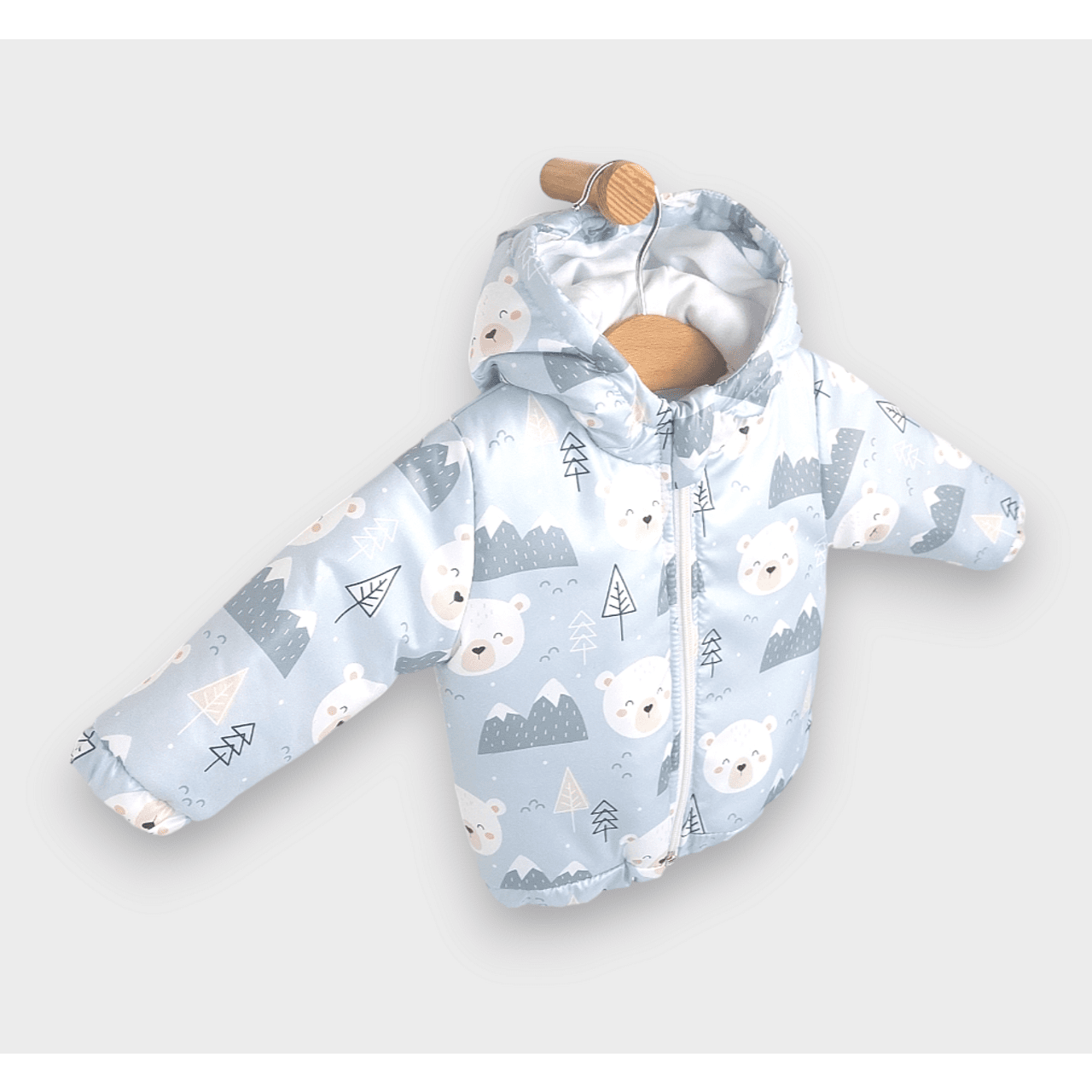 Jachetă matlasată Rainy Baby 62 - 92 cm. Urși polari