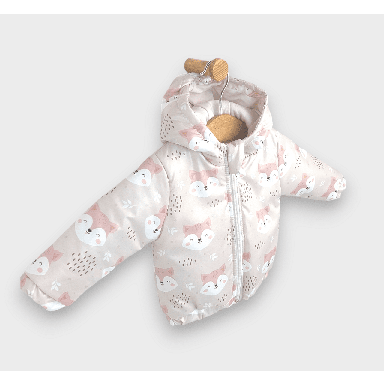 Jachetă matlasată Rainy Baby 62 - 92 cm. Vulpi