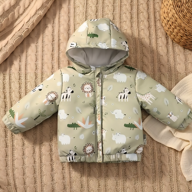 Бебешко Ватирано Яке 62 92 См. Safari Rainy