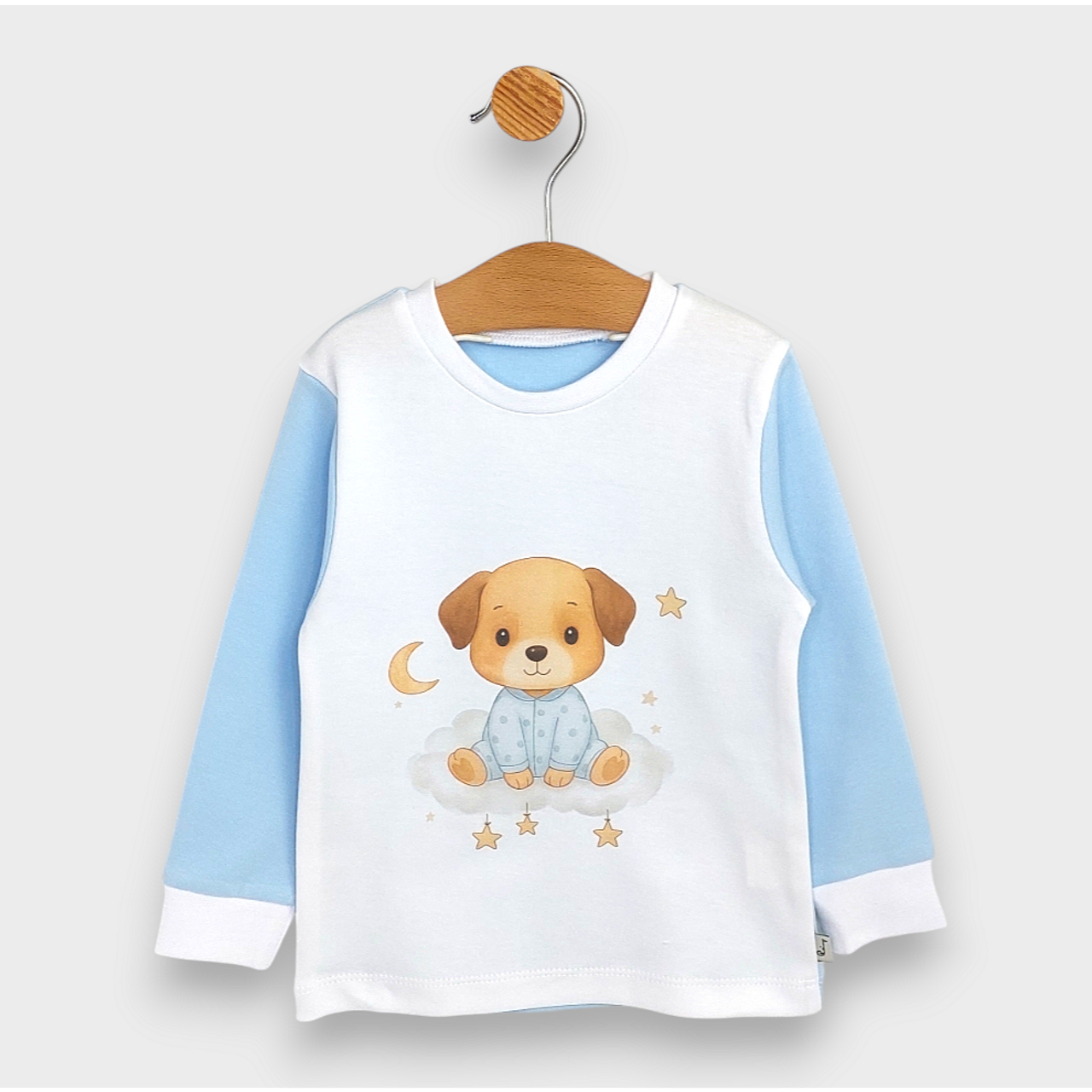 Детска Пижама С Дълъг Ръкав Dog 80 104 См. Син Rainy