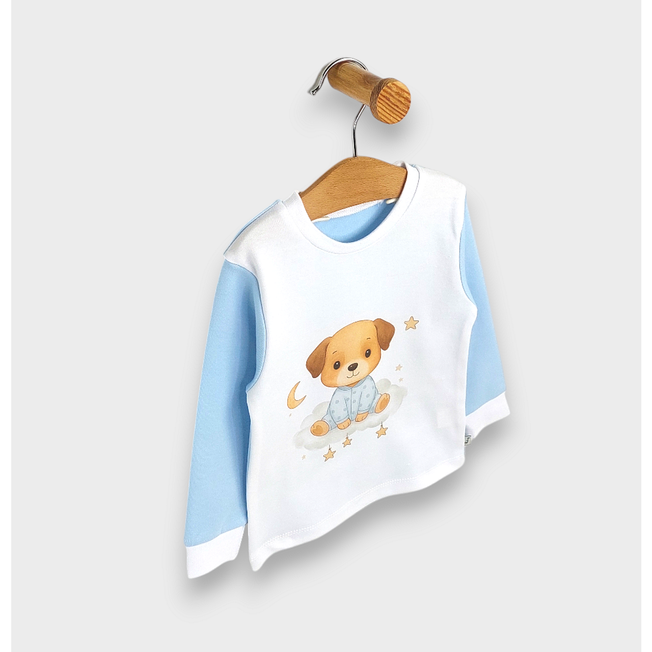 Детска Пижама С Дълъг Ръкав Dog 80 104 См. Син Rainy