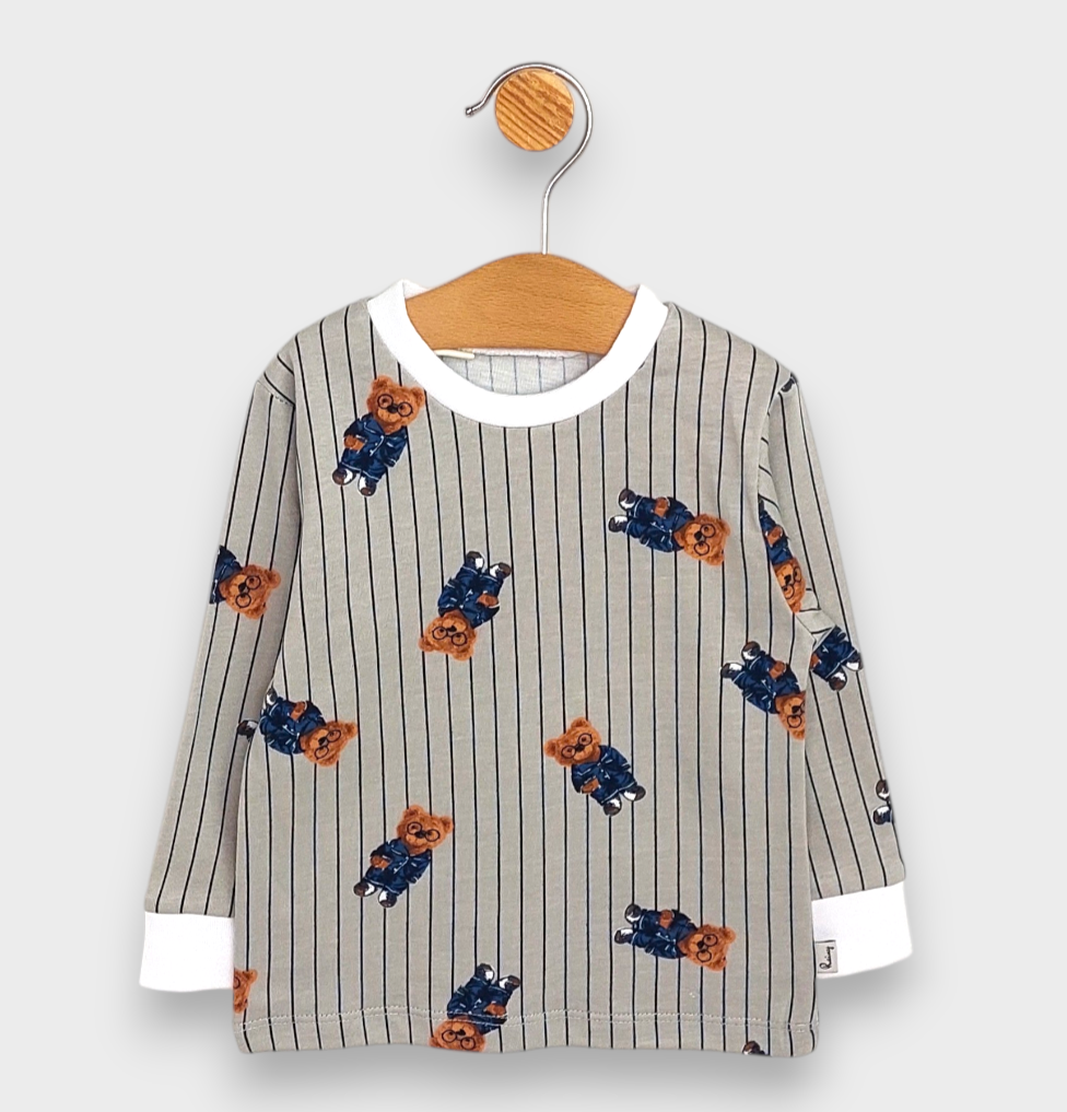 Детска Пижама С Дълъг Ръкав Mr. Bear 74 110см. Rainy