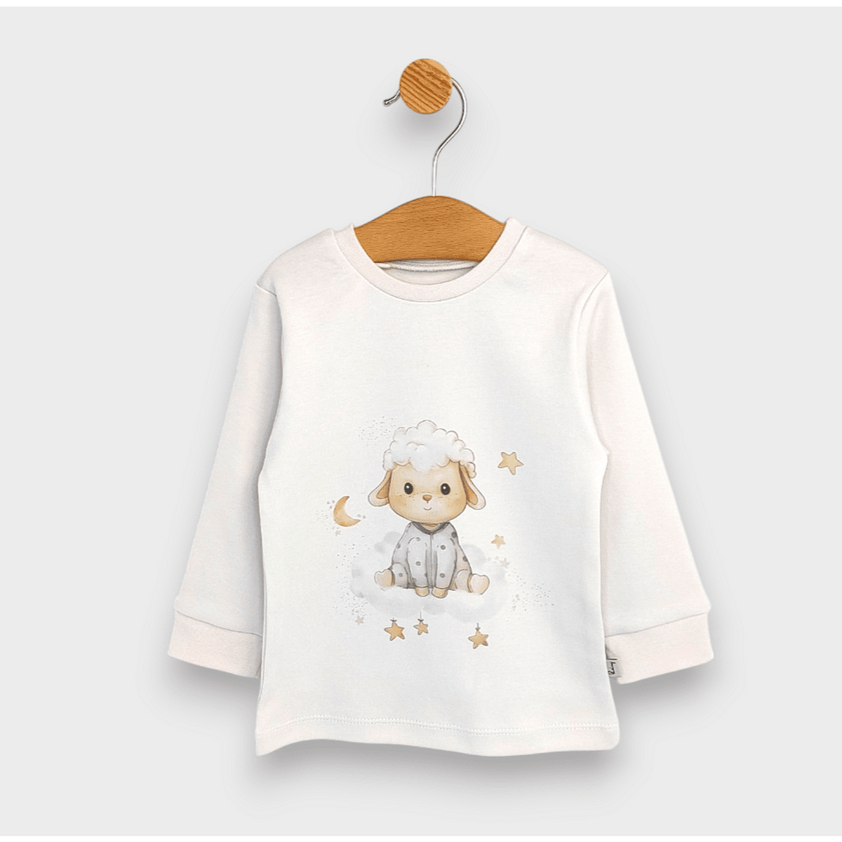 Детска Пижама С Дълъг Ръкав Sheep 74 110 См. Нежно Екрю Rainy