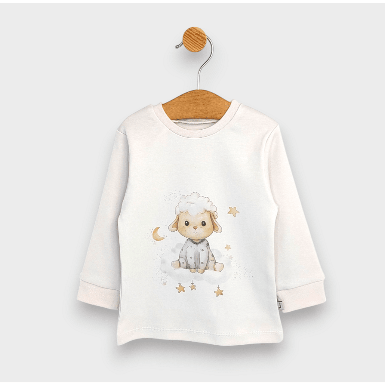 Детска Пижама С Дълъг Ръкав Sheep 74 110 См. Нежно Екрю Rainy