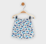 Pijamale ploioase pentru copii cu mâneci scurte, model mașină cool, 74-110 cm.