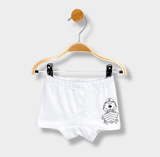 Boxeri Rainy Kids 86-98 cm, model marinar, alb