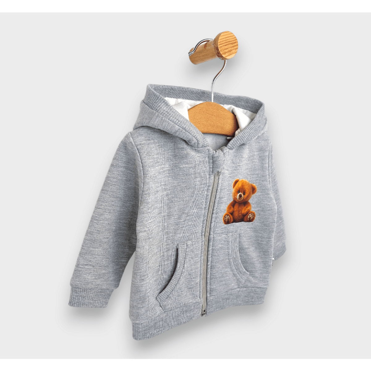 Детски Суитшърт Cute Bear 62 92 См. Сив Rainy