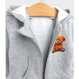 Hanorac pentru copii Rainy Bear Cute Bear 62-92 cm. gri