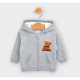 Hanorac pentru copii Rainy Bear Cute Bear 62-92 cm. gri