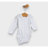 Body simplu pentru copii, model Rainy, cu mâneci lungi, 56-110 cm