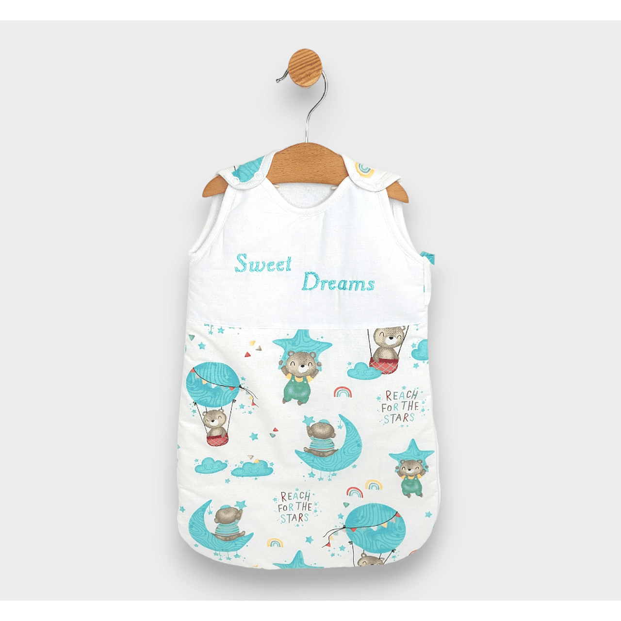 Детско Спално Чувалче Sweet Dreams Мече На Луна Резеда Rainy