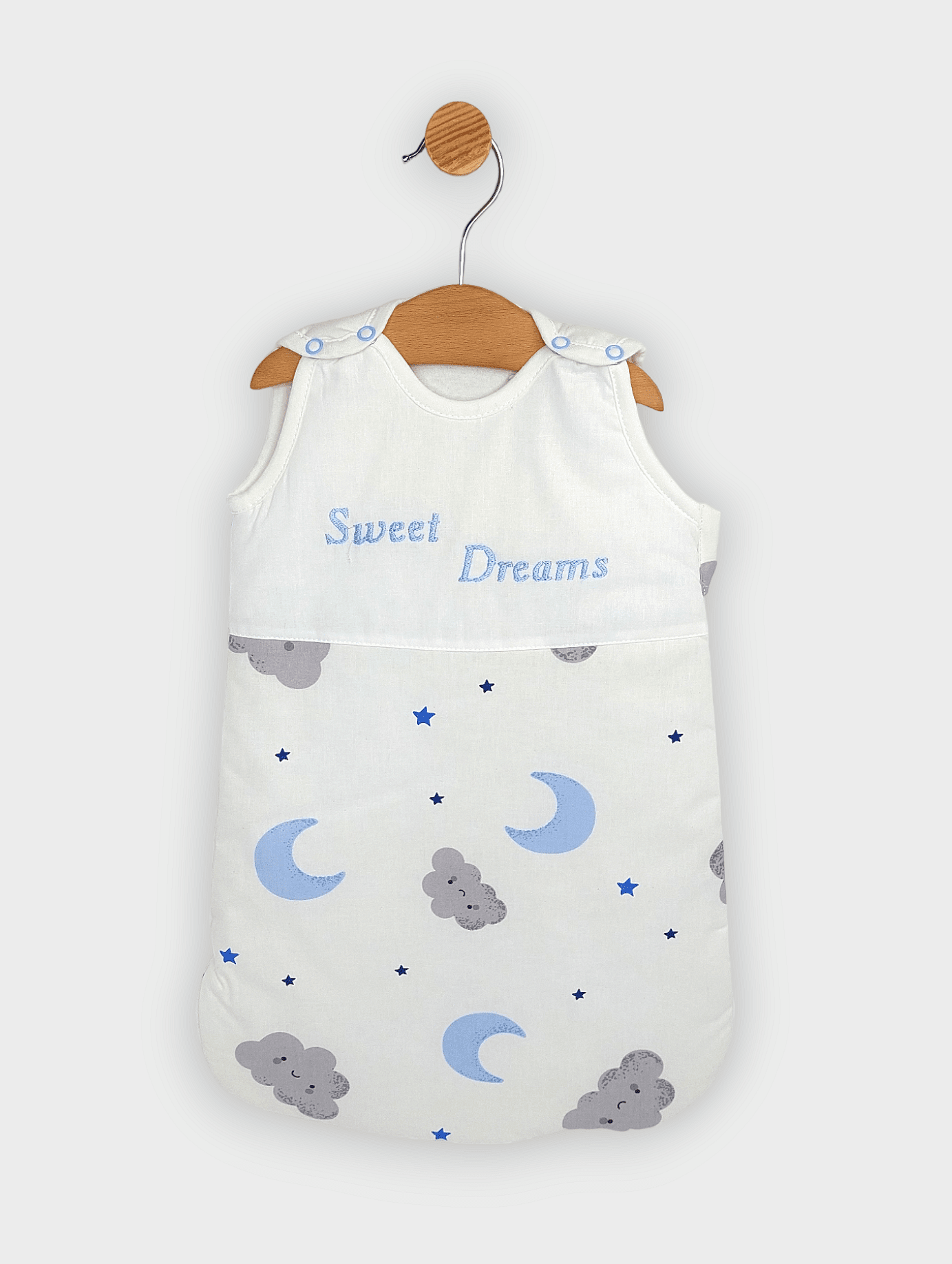 Детско Спално Чувалче Sweet Dreams Сиви Облаци Rainy