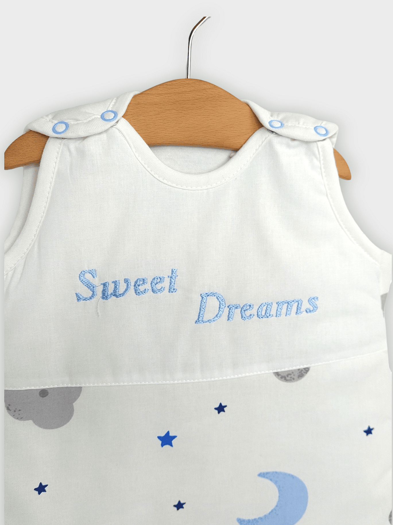 Детско Спално Чувалче Sweet Dreams Сиви Облаци Rainy