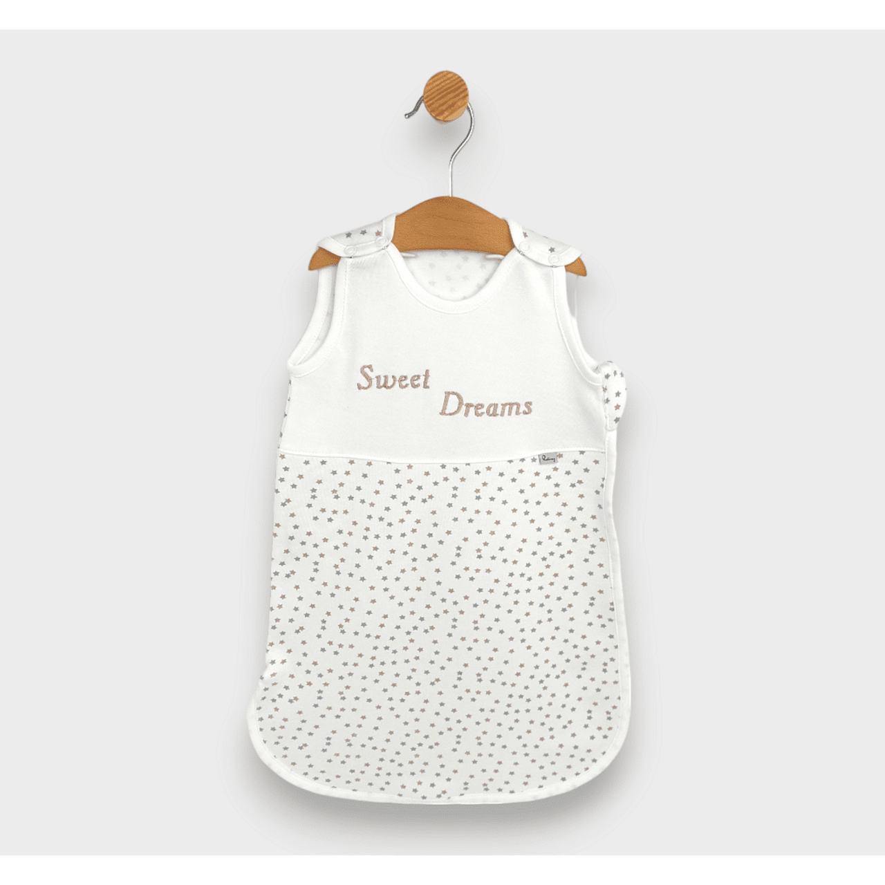 Rainy Детско Спално Чувалче Sweet Dreams Сиви И Бежови Звезди