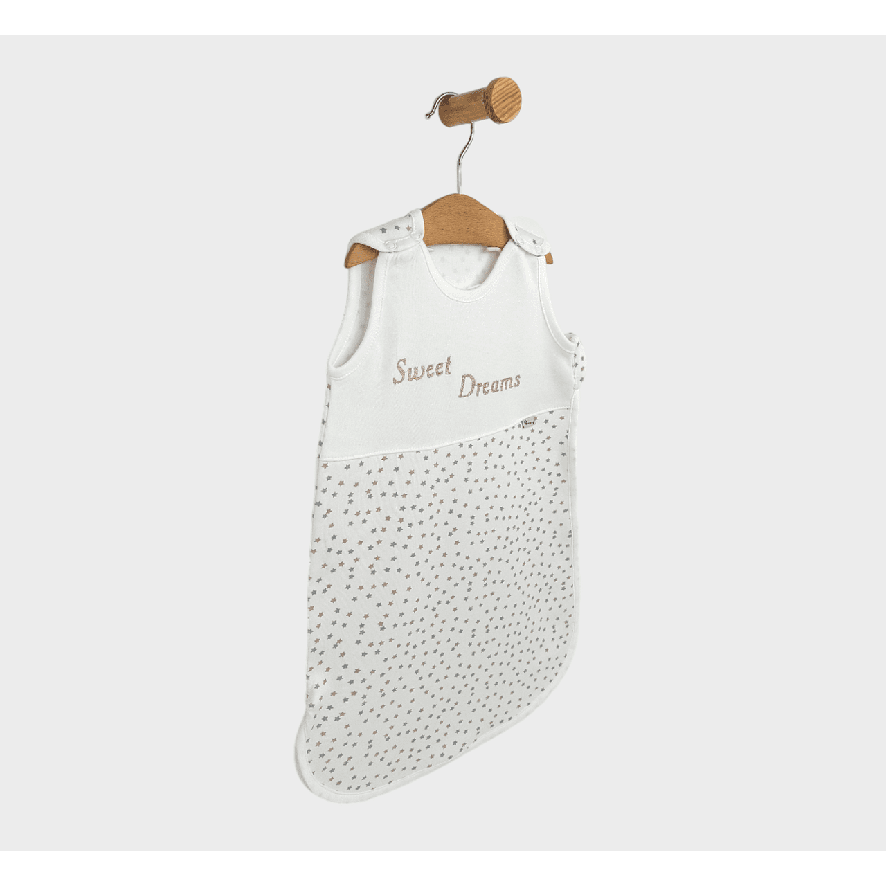 Rainy Детско Спално Чувалче Sweet Dreams Сиви И Бежови Звезди