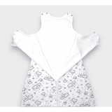 Pijama de ploaie cu ursuleț de pluș roz pentru picioare