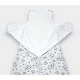 Pijama de ploaie cu ursuleț de pluș albastru pentru picioare