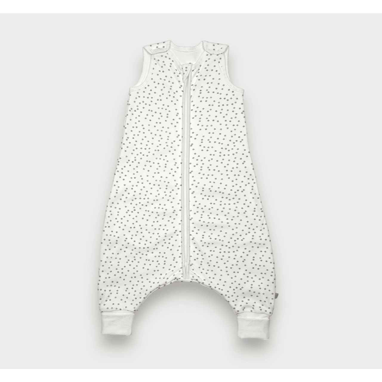 Pijama de ploaie cu picioare gri și stele bej