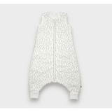 Pijama de ploaie cu picioare gri și stele bej