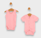 Rainy Комплект бодита 2 части 56 - 86 см. розов