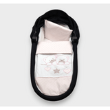 Set cărucior Rainy Summer 3 piese Star Bears roz