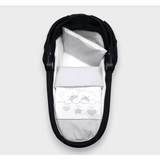 Set cărucior Rainy Summer 3 piese Star Bears Gri