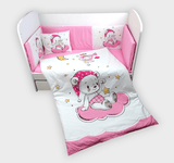 Обиколник За Бебешка Кошара 60х120 См. Розово Мече Rainy