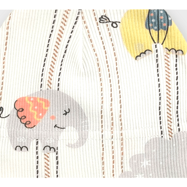 Căciulă premium pentru bebeluși Rainy, culoare elefanți, culoare piersică, 56 cm.