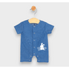 Salopetă premium pentru bebeluși, model Rainy, 56-80 cm, denim