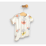 Set de jucării premium Rainy pentru bebeluși, 2 piese, elefanți, 62-92 cm, culoare piersică