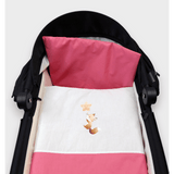 Rainy Спален Комплект За Количка 4 Части Лисица Със Звезда Роза