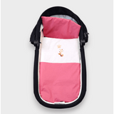 Rainy Спален Комплект За Количка 4 Части Лисица Със Звезда Роза