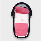 Rainy Спален Комплект За Количка 4 Части Лисица Със Звезда Роза