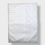 Set de lenjerie de pat pentru cărucior Rainy, 5 piese, cu stele de lux în mentă, vară