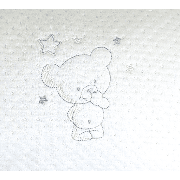 Pernă pentru cărucior Rainy Cutie White