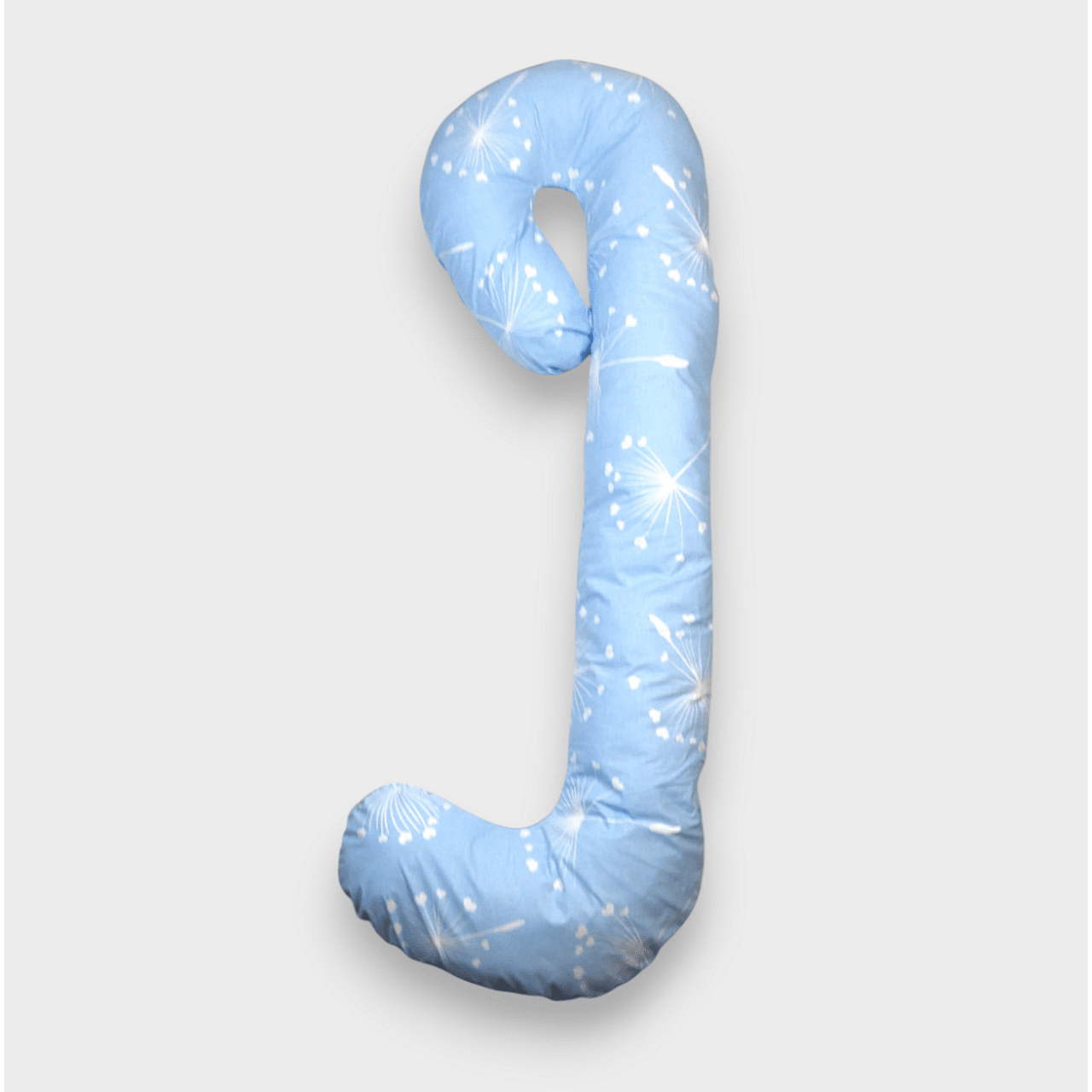 Pernă de maternitate și alăptare Rainy în formă de „C” păpădii albastre