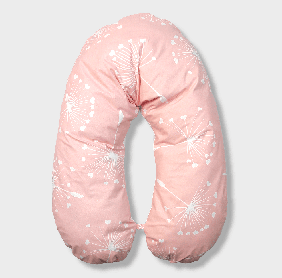 Rainy Възглавница За Бременни И Кърмене Basic Розови Глухарчета