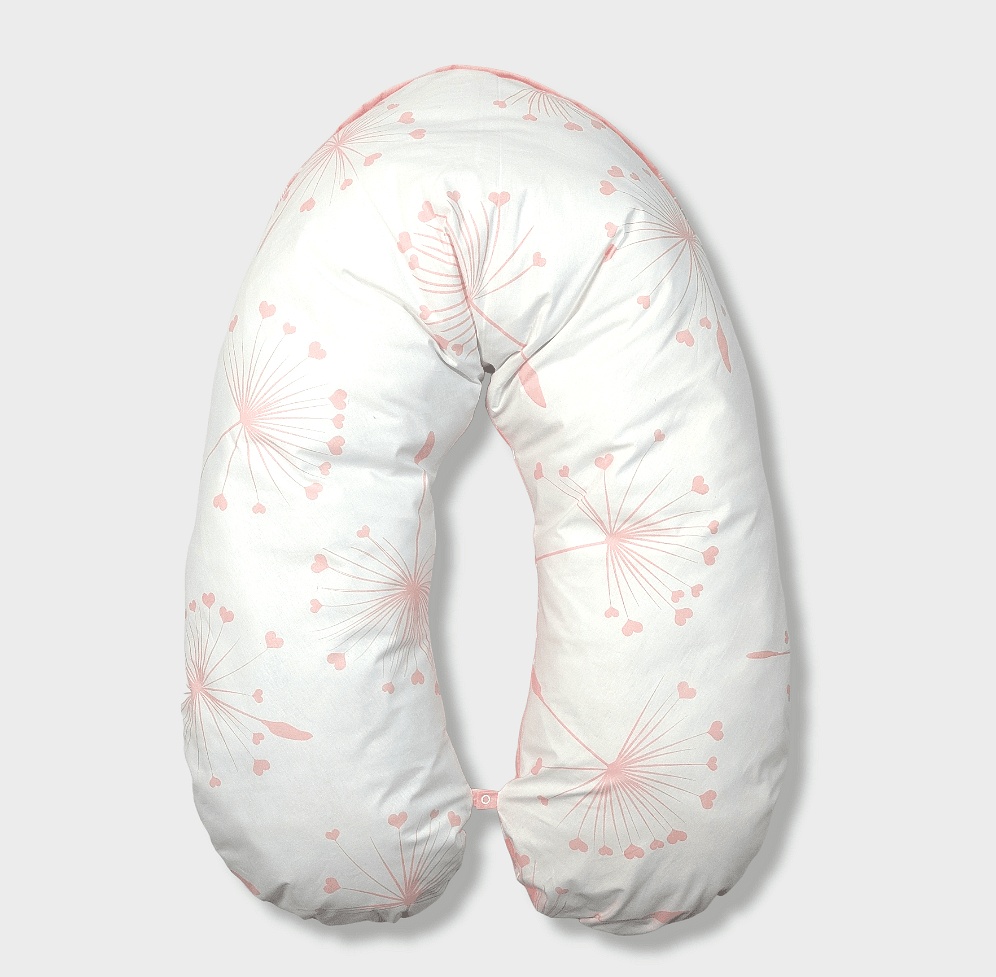 Rainy Възглавница За Бременни И Кърмене Basic Розови Глухарчета