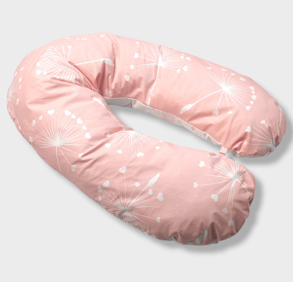 Rainy Възглавница За Бременни И Кърмене Basic Розови Глухарчета