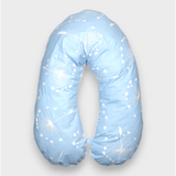 Pernă de maternitate și alăptare Rainy Basic Blue Dandelions