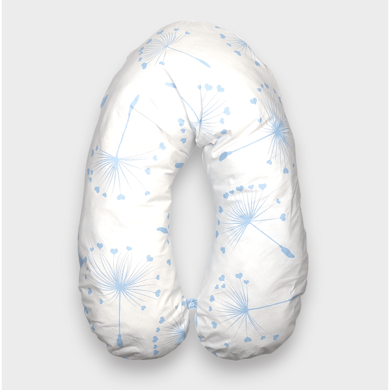 Pernă de maternitate și alăptare Rainy Basic Blue Dandelions