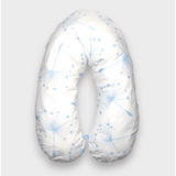 Pernă de maternitate și alăptare Rainy Basic Blue Dandelions