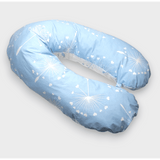 Pernă de maternitate și alăptare Rainy Basic Blue Dandelions